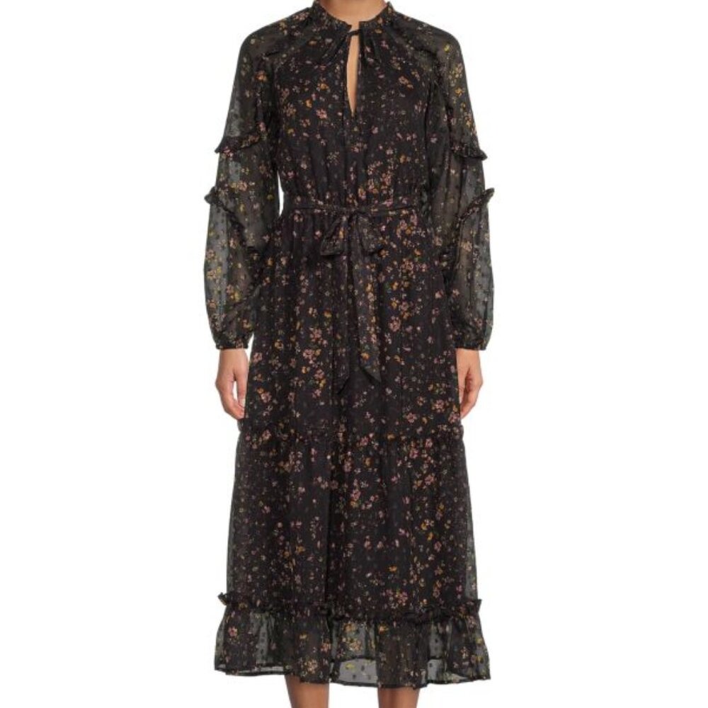 Saks Fifth Avenue ​Floral Tiered Midaxi Dress size S